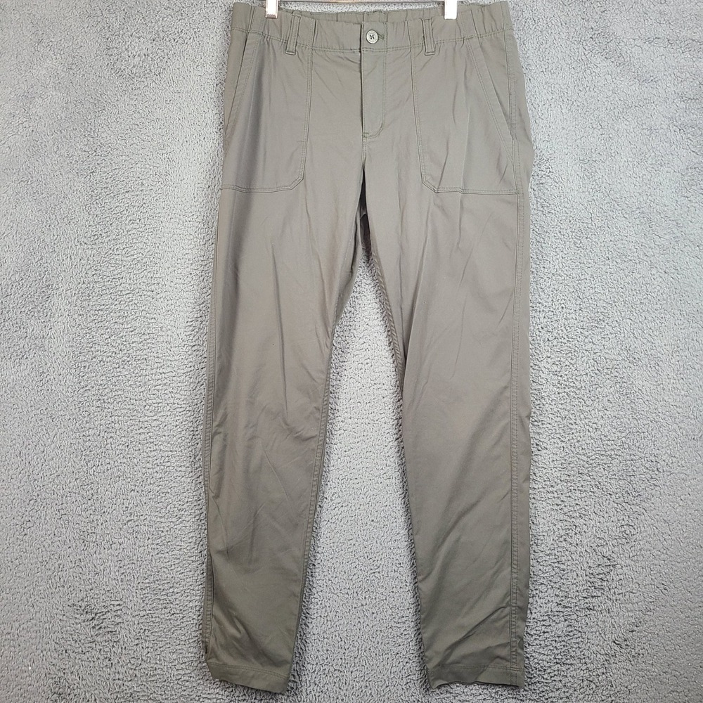 REI Co-op Savanna Trails Pants Womens 12 Olive Green Hiking Outdoor Regular Fit